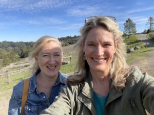 Jess and Shari photo selfie at Redwood Skyline